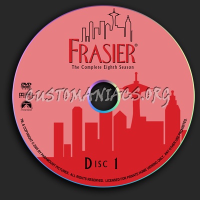 Frasier - Season 8 dvd label