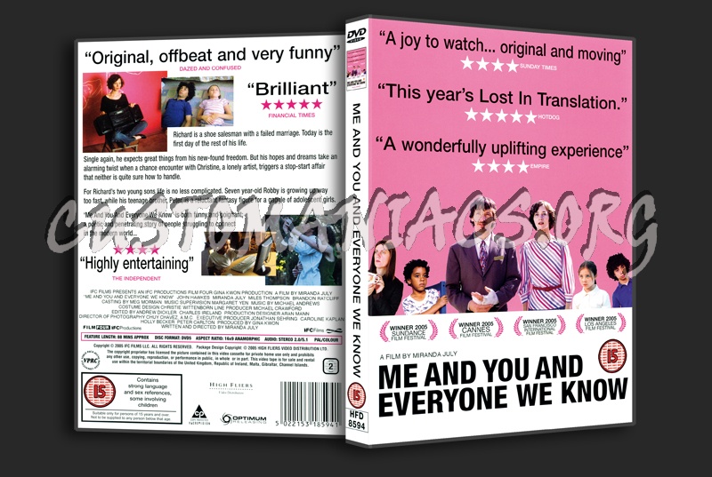 Me And You And Everyone We Know dvd cover