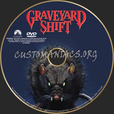 Graveyard Shift dvd label