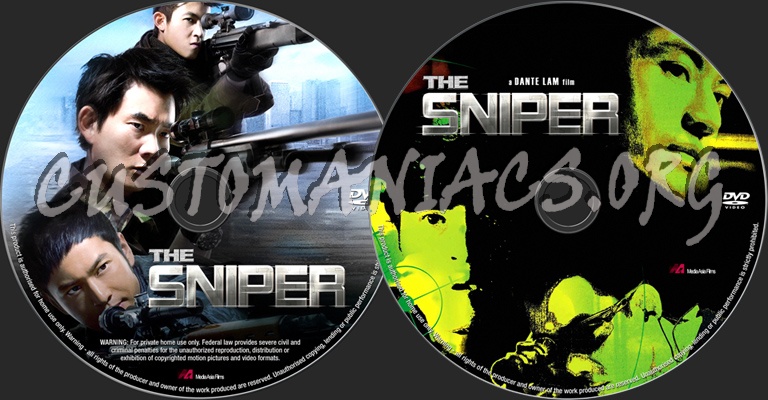 The Sniper (Sun cheung sau) dvd label