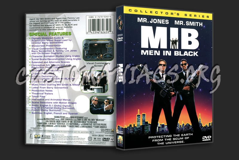 Men In Black dvd cover