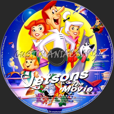 Jetsons The Movie dvd label