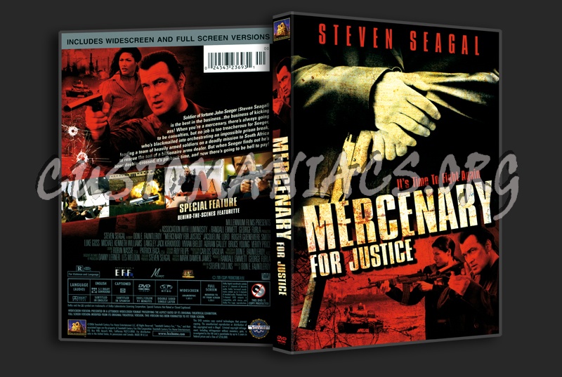 Mercenary For Justice dvd cover