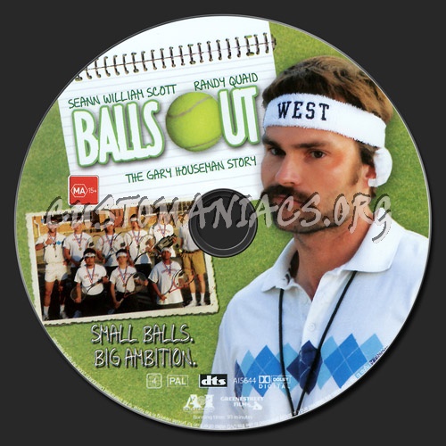 Balls Out: The Gary Houseman Story dvd label