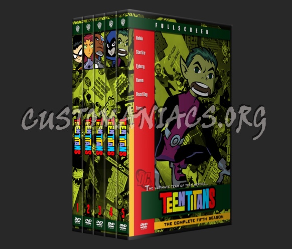 Teen Titans dvd cover