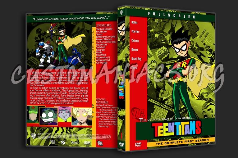 Teen Titans dvd cover