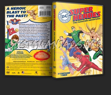 DC Super Heroes The Filmation Adventures dvd cover