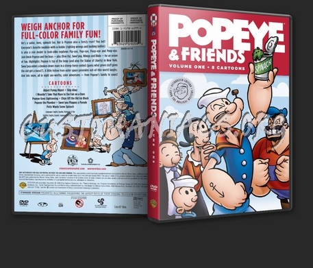 Popeye and Friends Volume 1 dvd cover