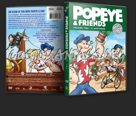 Popeye and Friends Volume 2 dvd cover