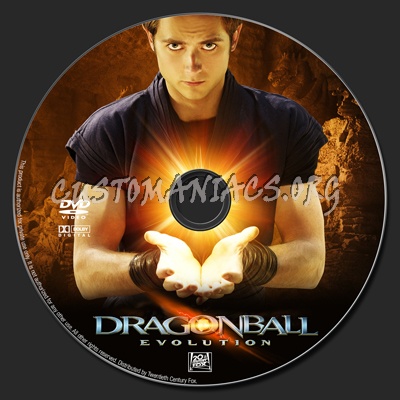 Dragonball Evolution dvd label