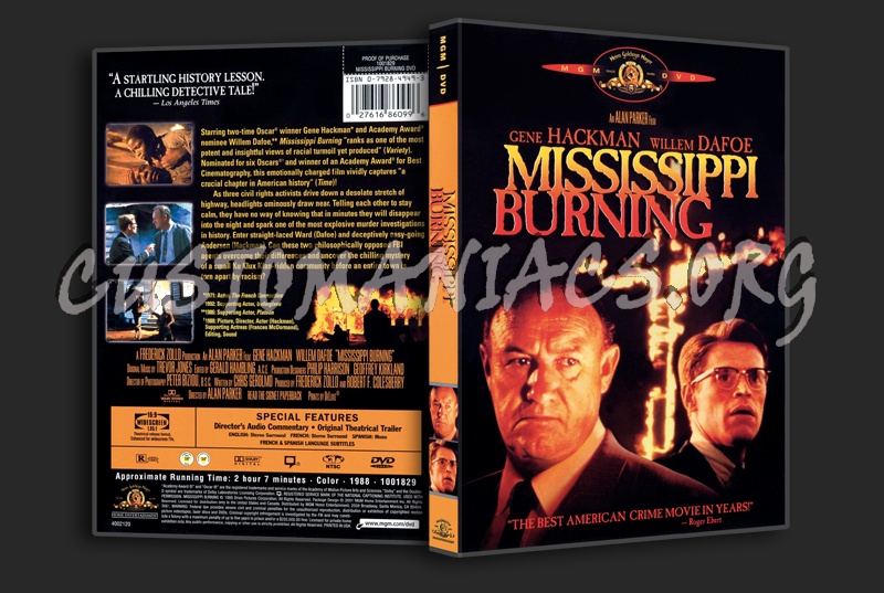 Mississippi Burning dvd cover