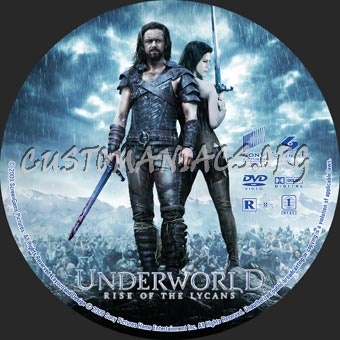 Underworld Rise Of The Lycans dvd label