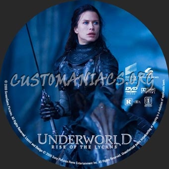 Underworld Rise Of The Lycans dvd label