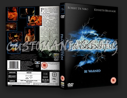 Mary Shelly's Frankenstein dvd cover