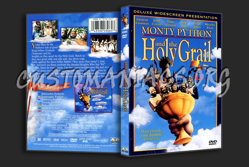 Monty Python and the Holy Grail dvd cover