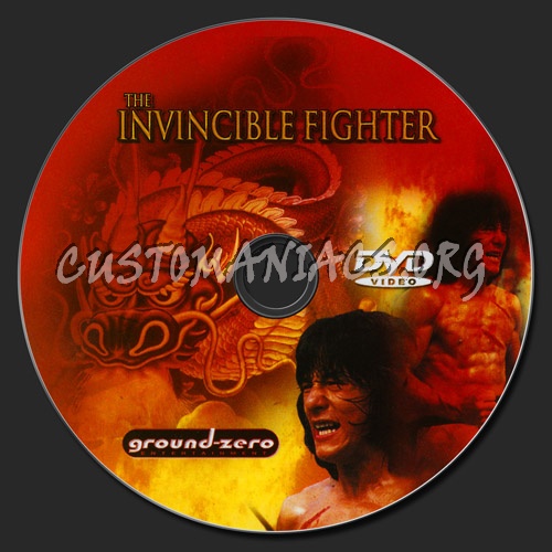Jackie Chan: The Invincible Fighter dvd label
