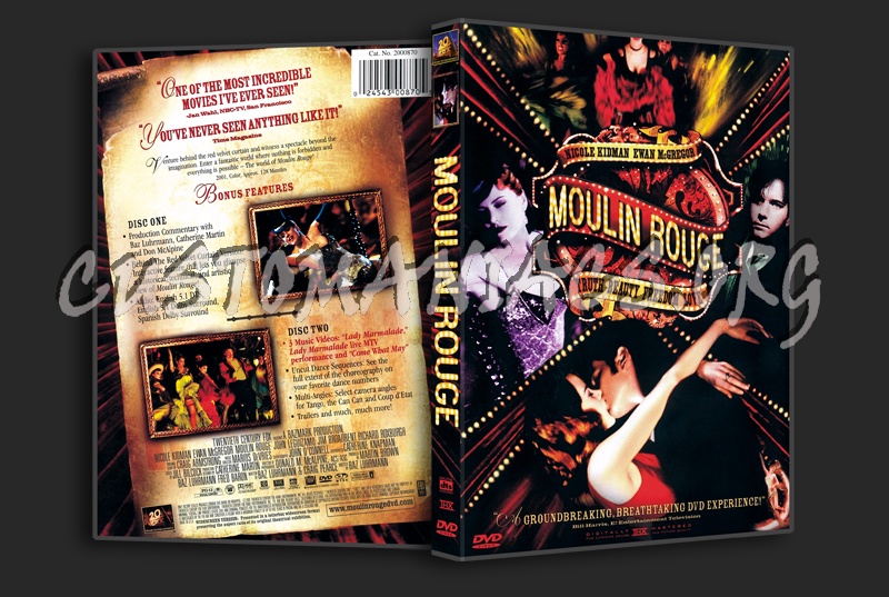 Moulin Rouge dvd cover