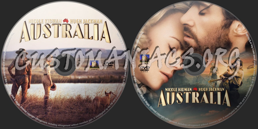 Australia dvd label