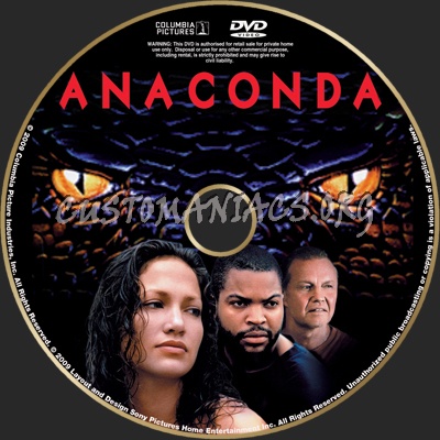 Anaconda dvd label