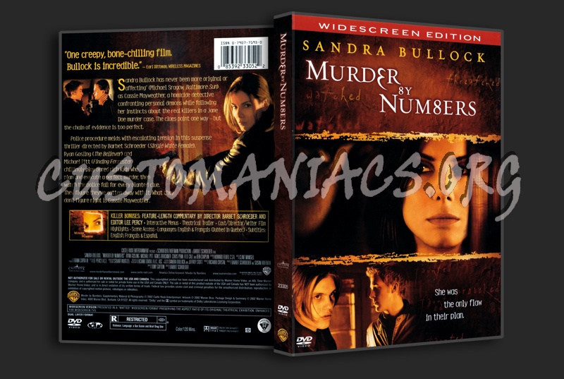 Murder by Numbers dvd cover