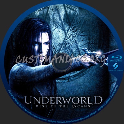 Underworld collection blu-ray label