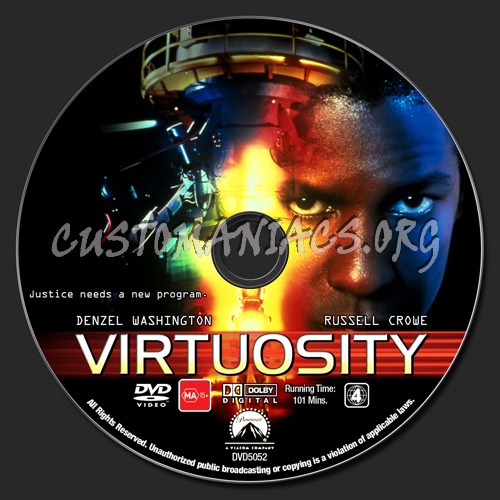 Virtuosity dvd label