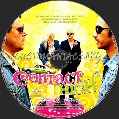 Contact High dvd label