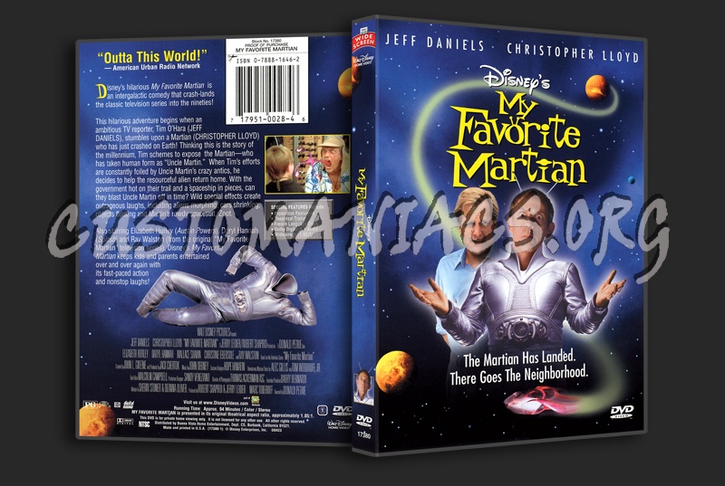 My Favorite Martian dvd cover