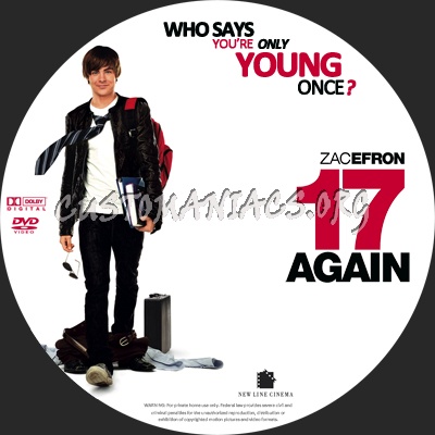 17 Again dvd label