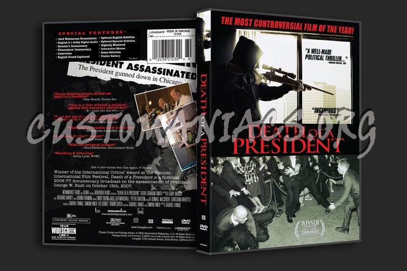 Death of a President dvd cover