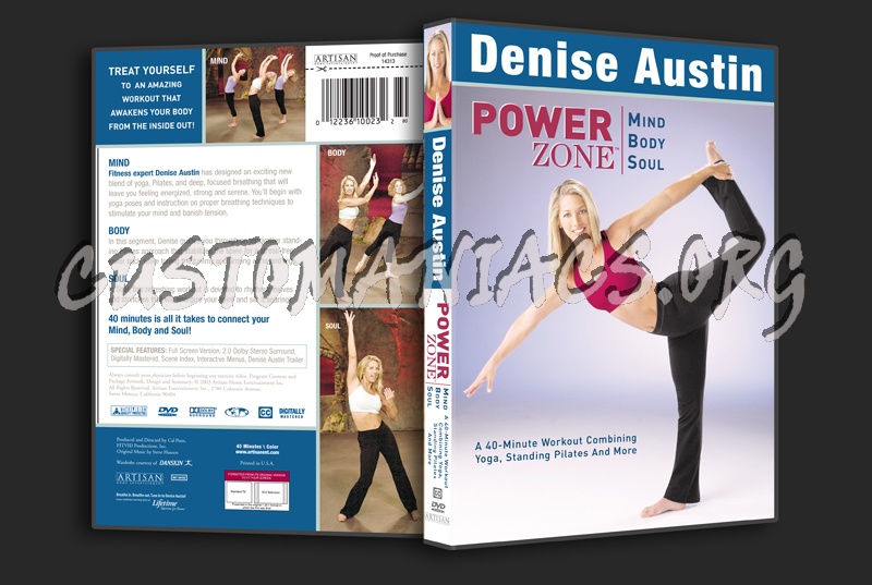 Denise Austin Power Zone: Mind Body Soul dvd cover