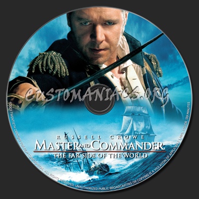 Master and Commander: The Far Side of the World dvd label
