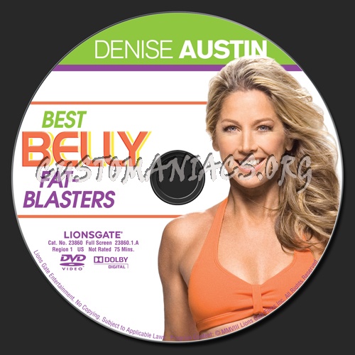 Denise Austin: Best Belly Fat-Blasters dvd label