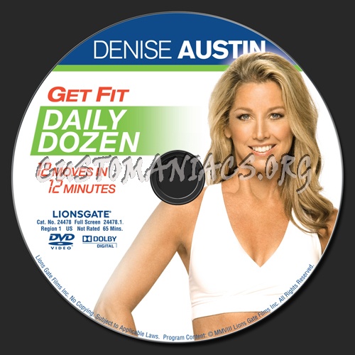 Denise Austin: Get Fit Daily Dozen dvd label