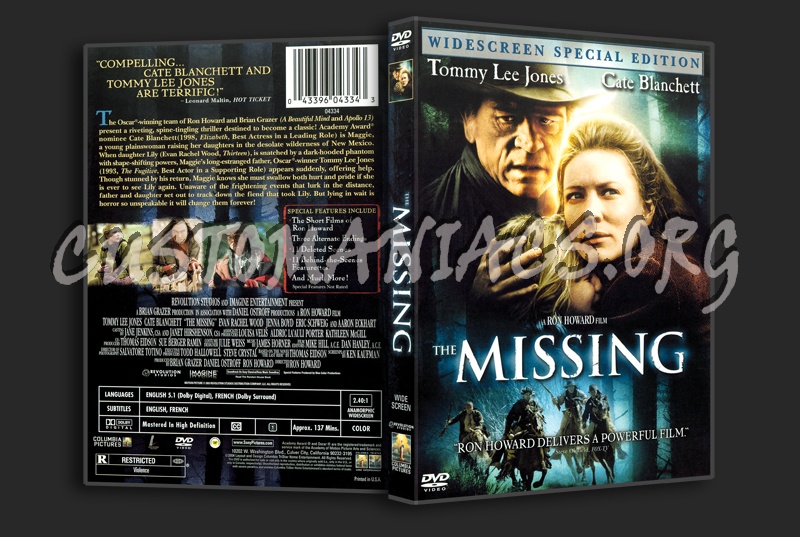 The Missing dvd cover