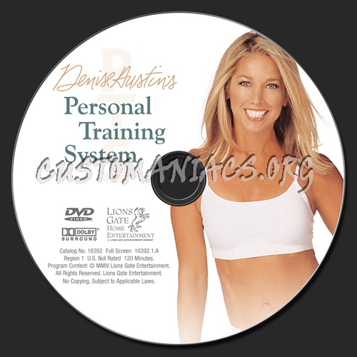 Denise Austin's: Personal Training System dvd label