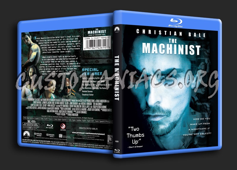 The Machinist blu-ray cover