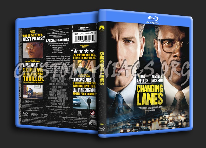 Changing Lanes blu-ray cover