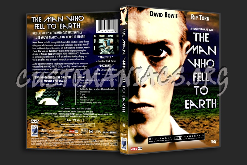 The Man Who Fell To Earth dvd cover