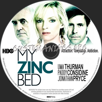 My Zinc Bed dvd label