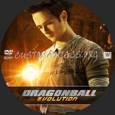 Dragonball Evolution dvd label