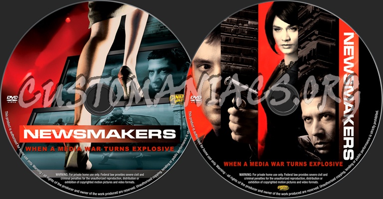 Newsmakers dvd label
