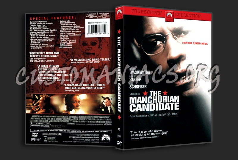 The Manchurian Candidate dvd cover