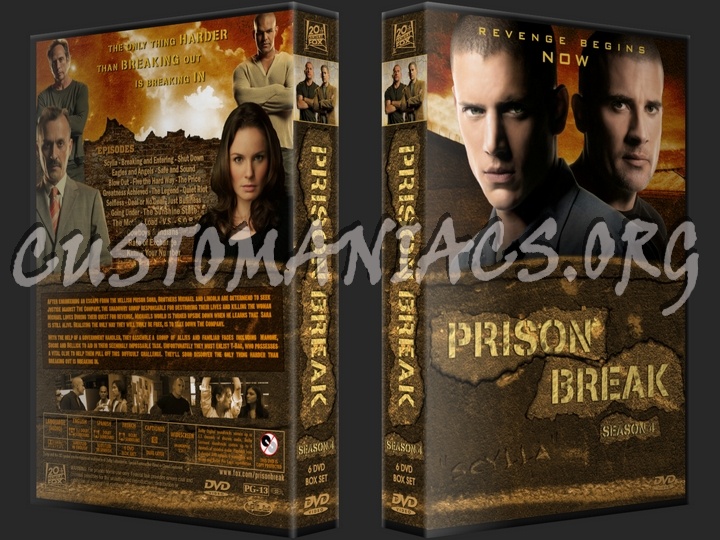 Prison Break Season 4 dvd cover