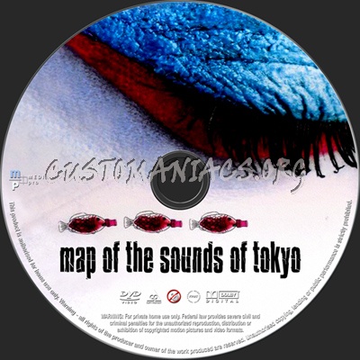 Map of the Sounds of Tokyo dvd label