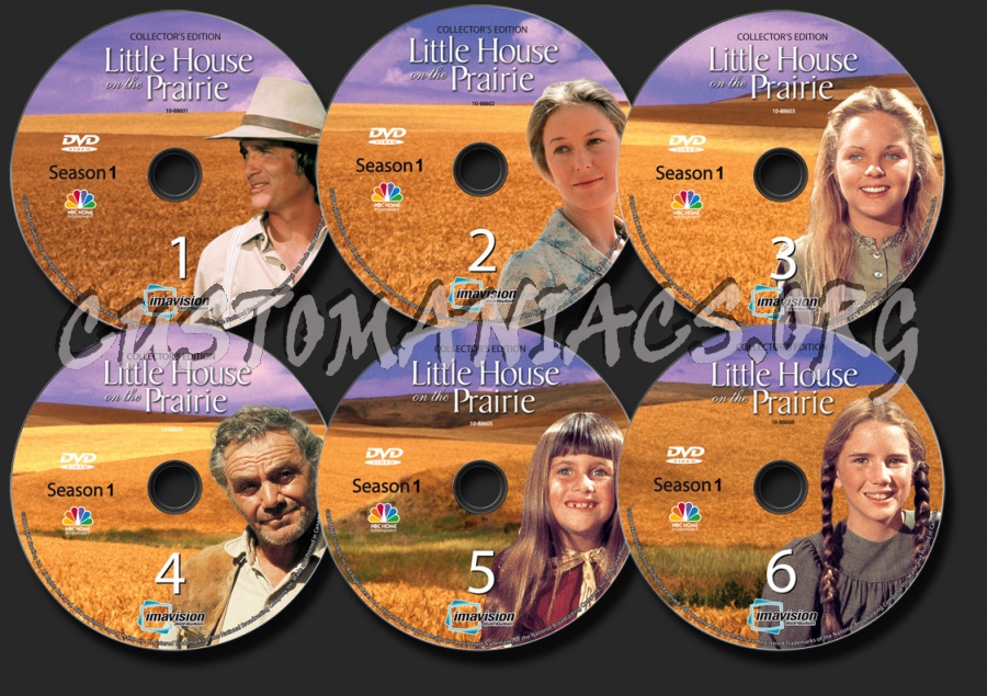 Little House on the Prairie Season 1 dvd label