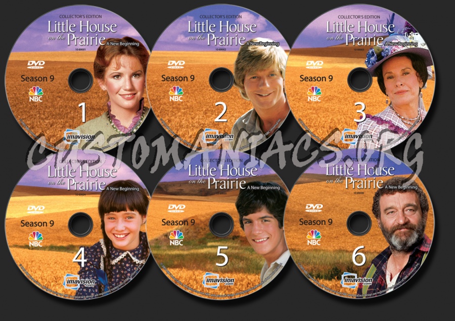 Little House on the Prairie Season 9 dvd label