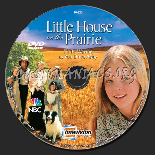 Little House on the Prairie I'll Be Waving as You Drive Away dvd label