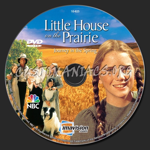 Little House on the Prairie Journey in the Spring dvd label