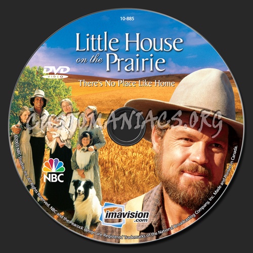 Little House on the Prairie There's No Place Like Home dvd label